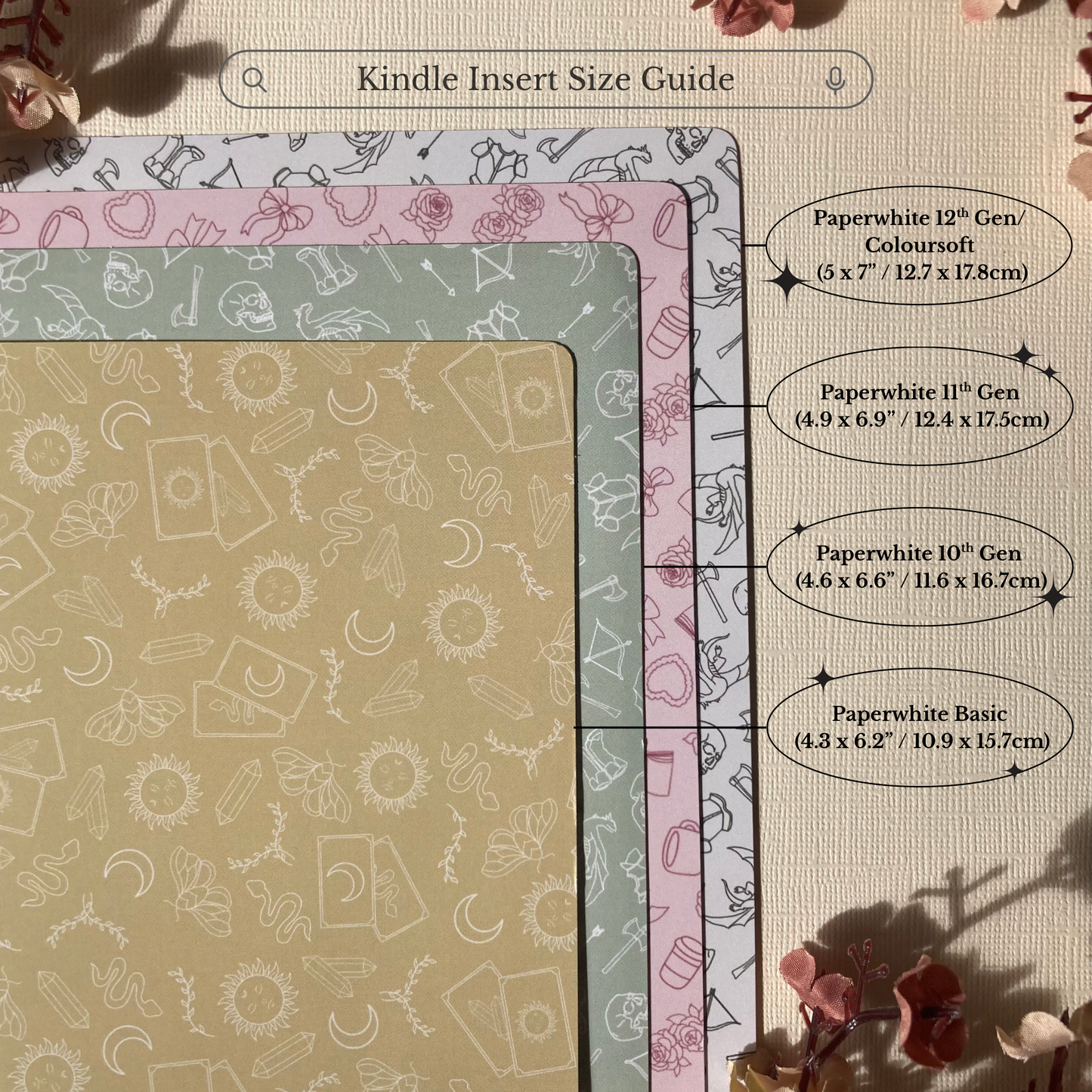 Kindle Insert - Romance Girly