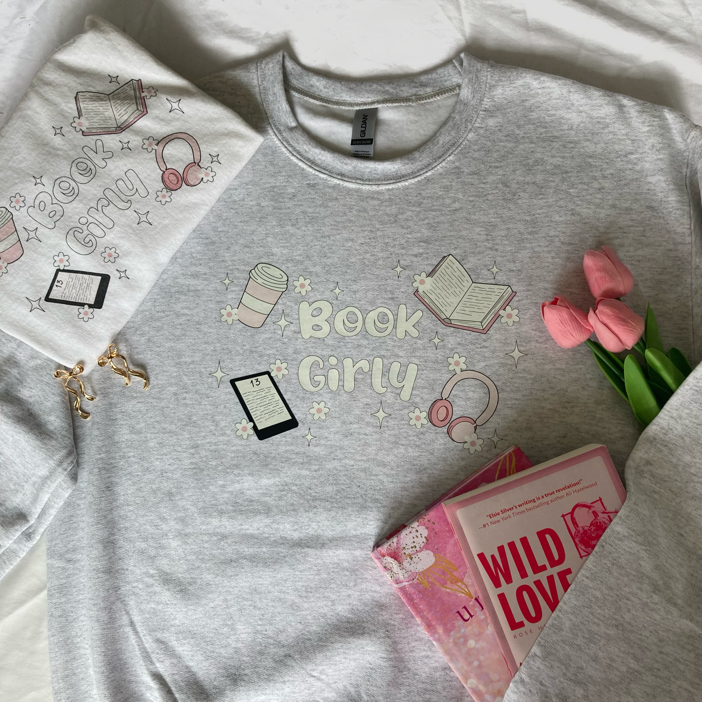 Book Girly Sweatshirt