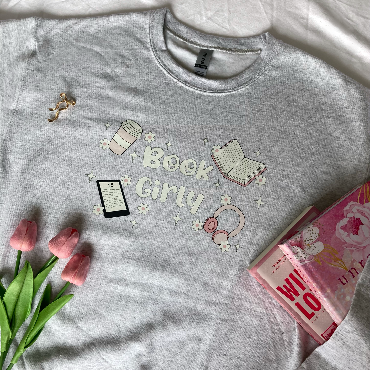 Book Girly Sweatshirt