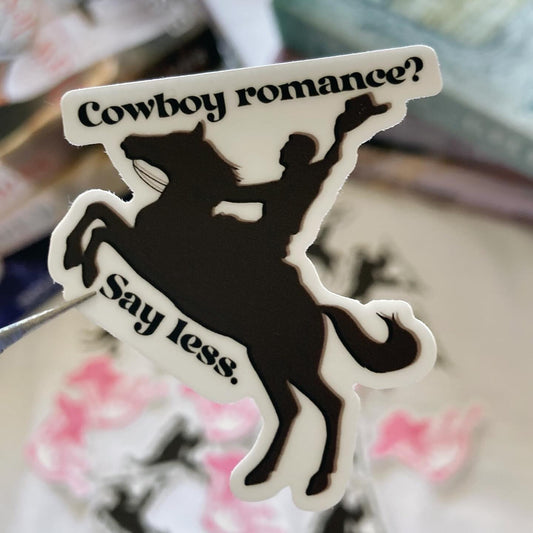 Cowboy Romance Sticker