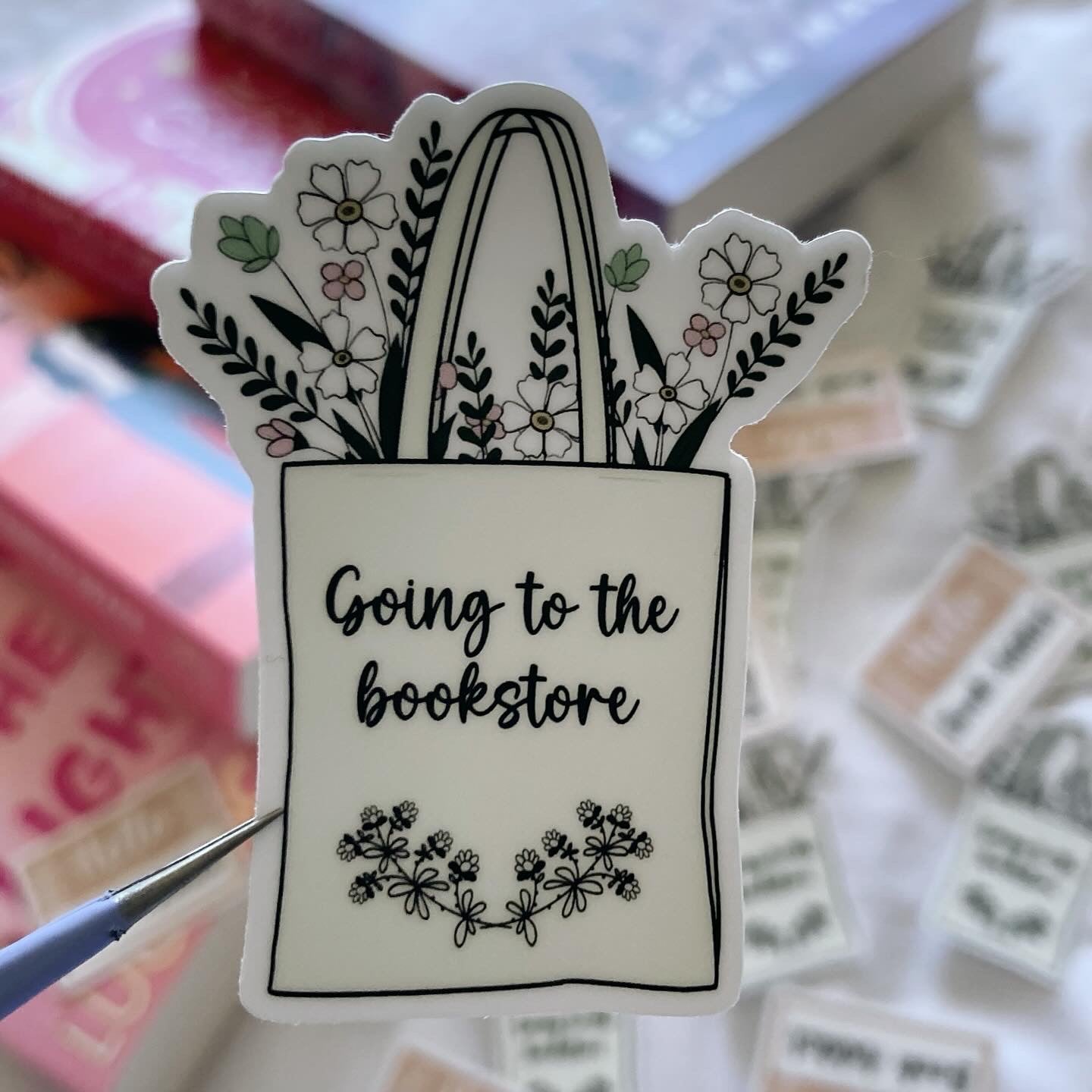 Going to the Bookstore sticker