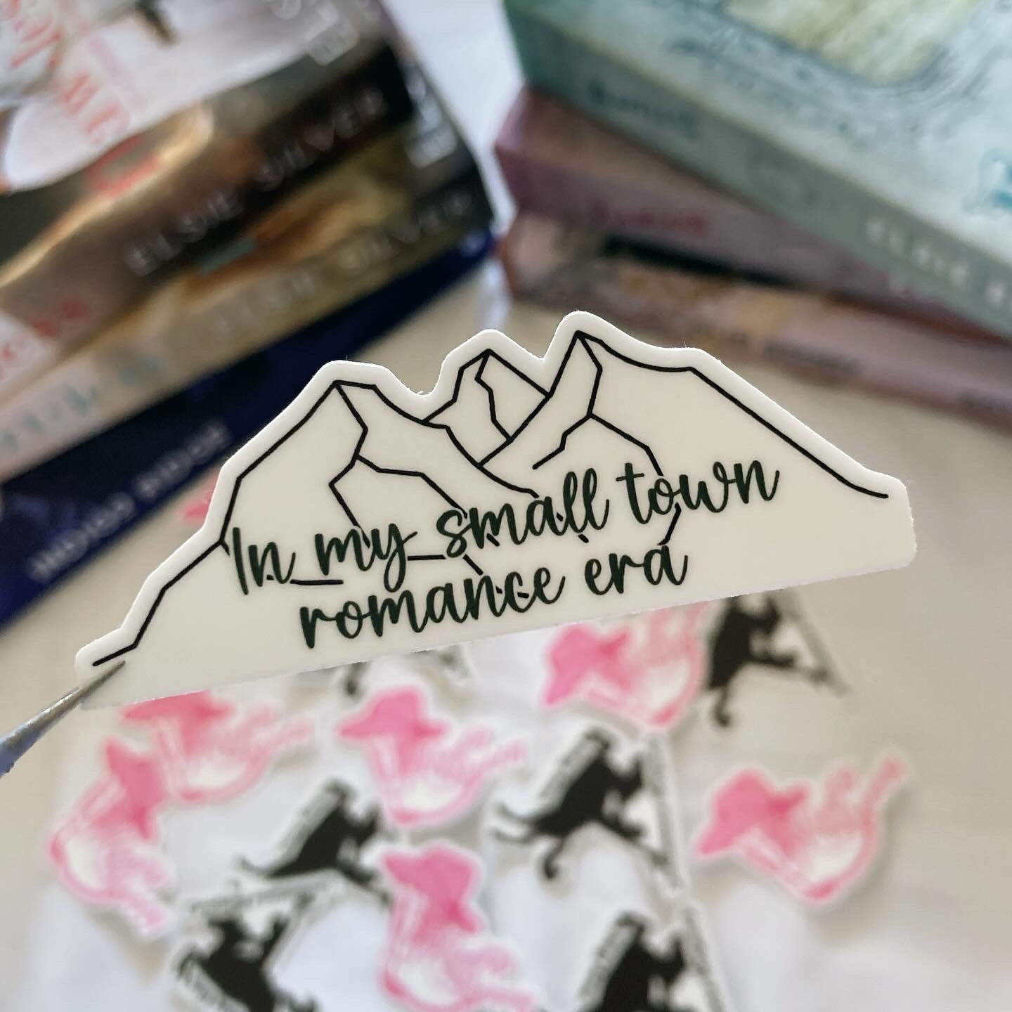 In my Small Town Romance Era Sticker