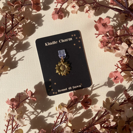 Sunflower Kindle Charm