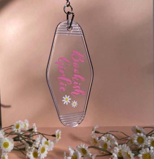 Book Girlie Keychain