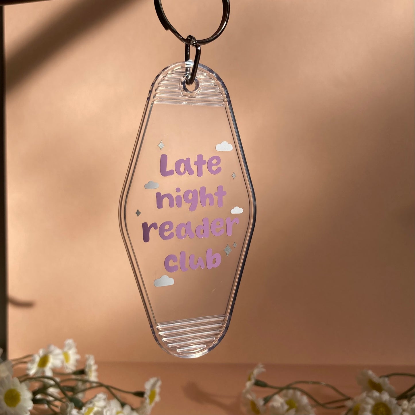 Late Night Reader Club Keychain