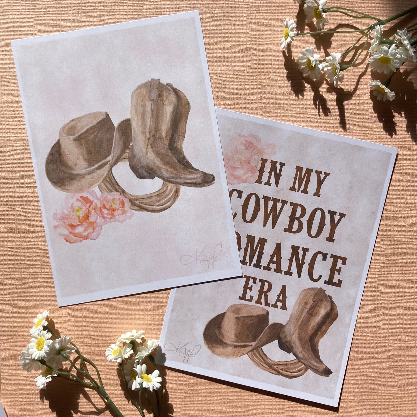 Cowboy Themed Digital print