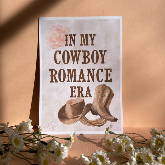 In my Cowboy Romance Era Digital print