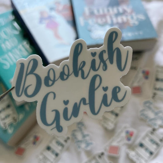 Bookish Girlie Sticker