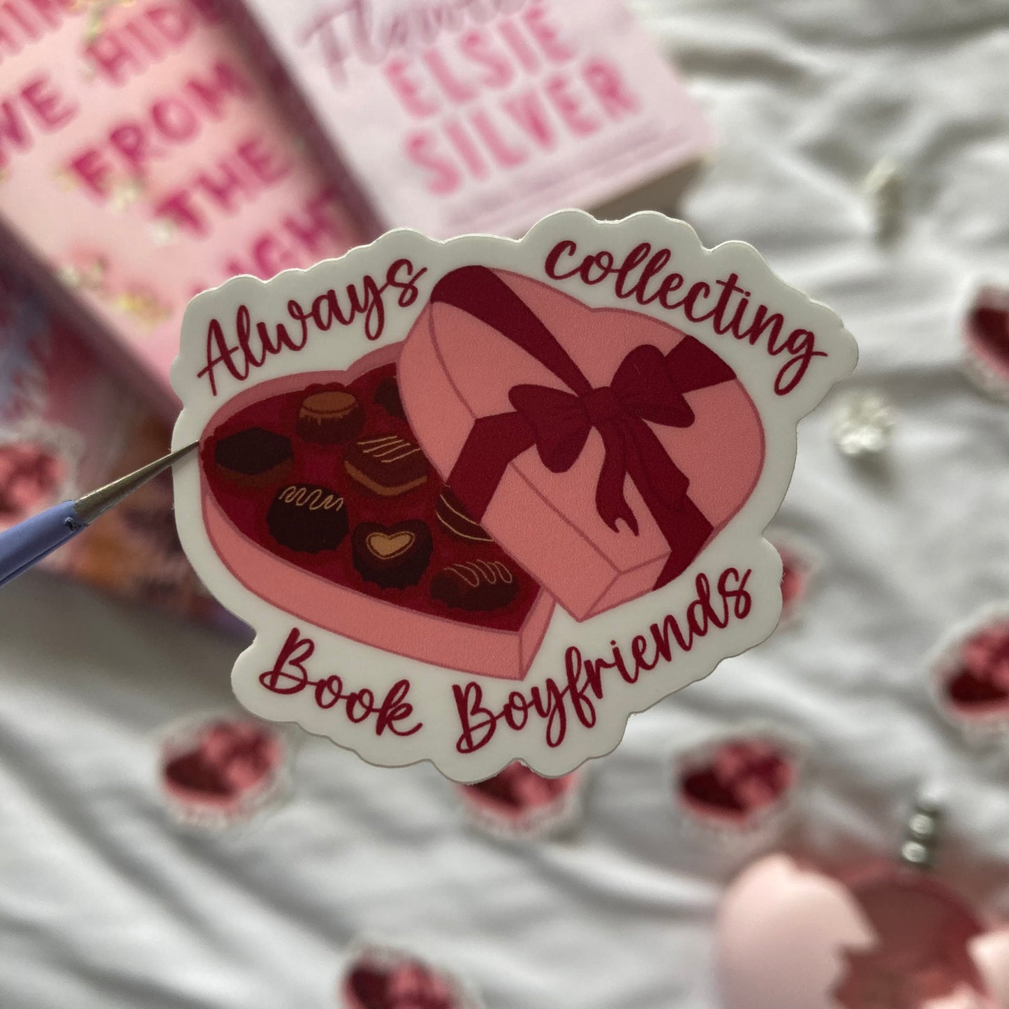 Collecting Book Boyfriends Sticker