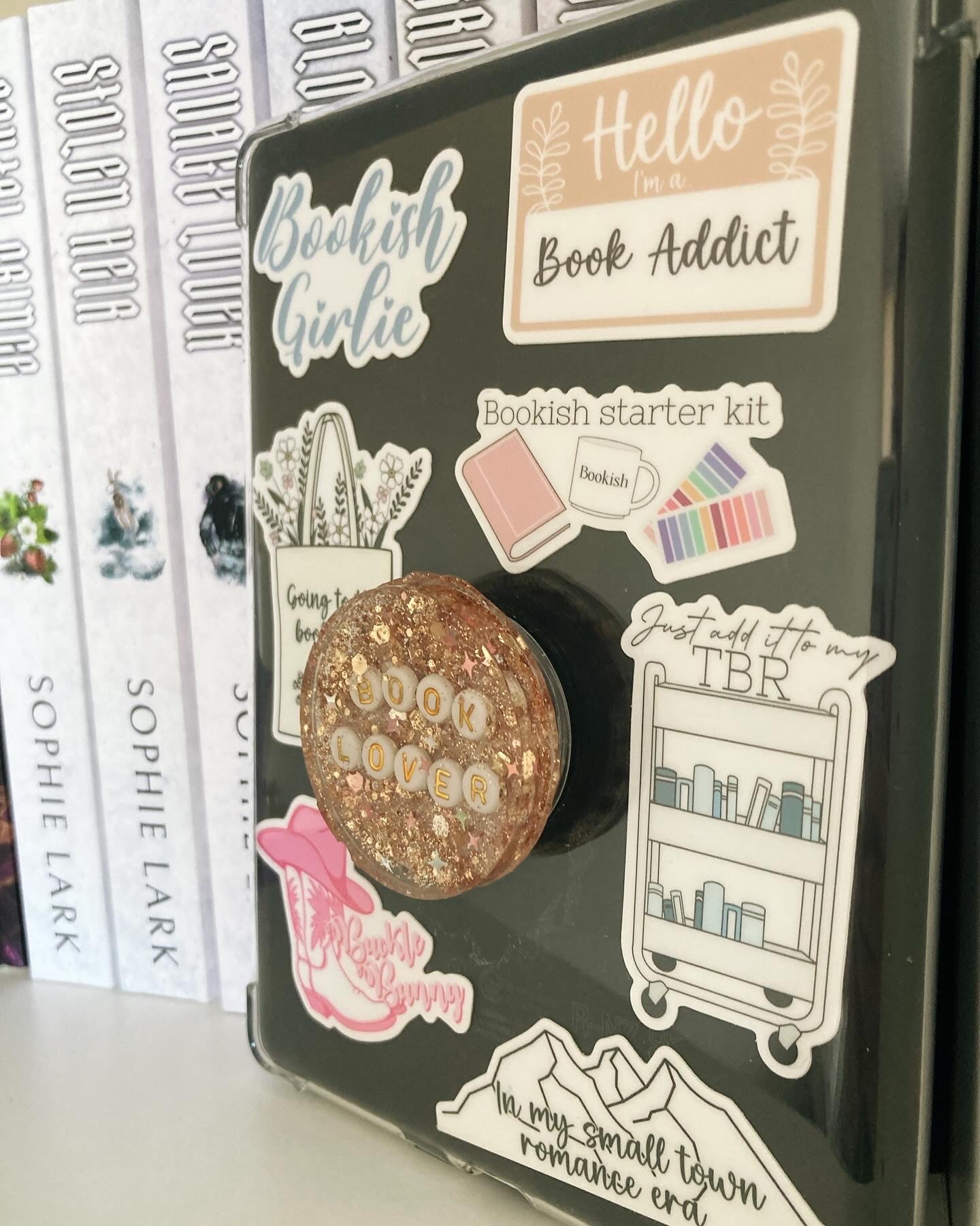 Hello, I’m a Book Addict Sticker