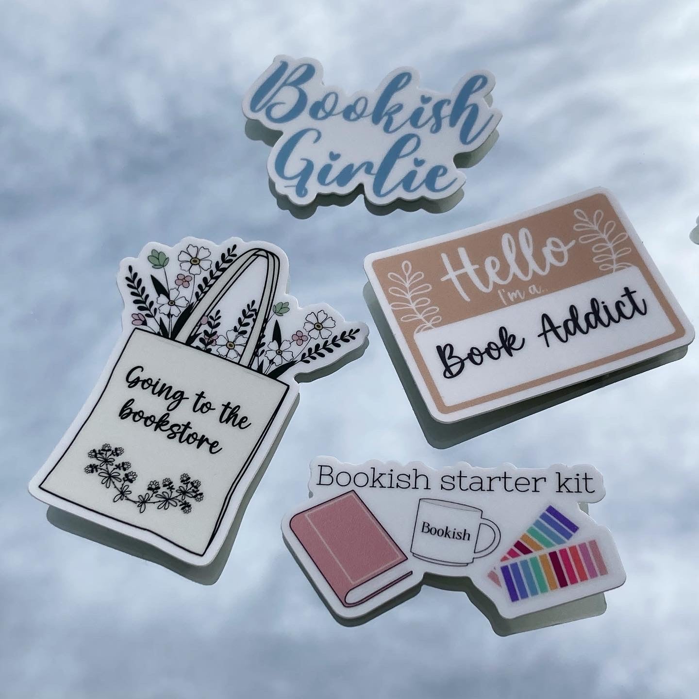 Bookish Girlie Sticker